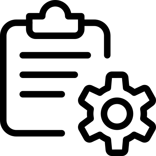 Setting education files and folders clipboard icon