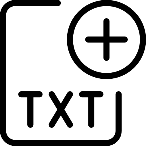 Add write professions and jobs text icon