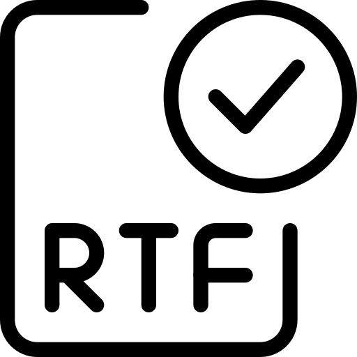 Corrected format cross platform file format icon