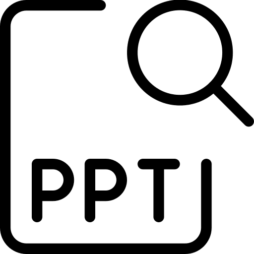 Find ppt files and folders professions and jobs icon