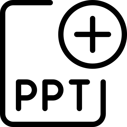 New ppt file format powerpoint ppt format icon