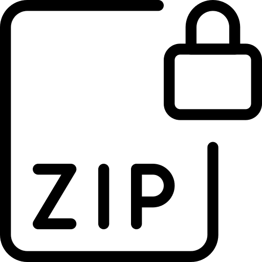 Padlock interface padlock document icon