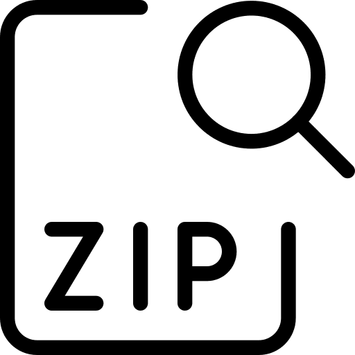 Search files symbol professions and jobs icon