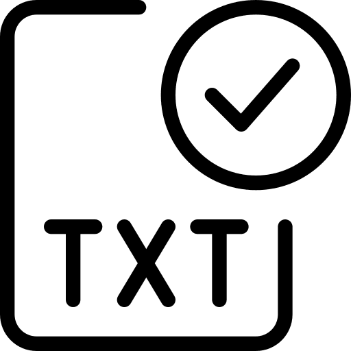 Approve file extension approve professions and jobs icon