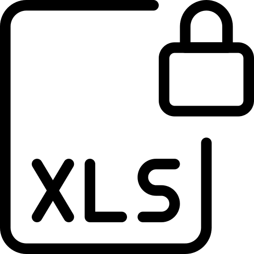 Locked locked digital professions and jobs icon