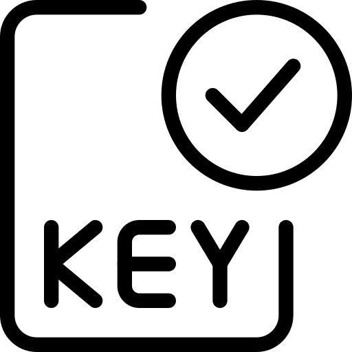 Verified lock verified file icon