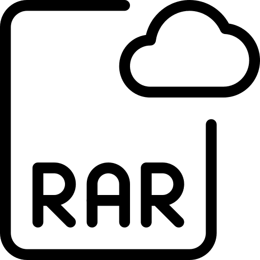 Cloud cloud rar professions and jobs icon