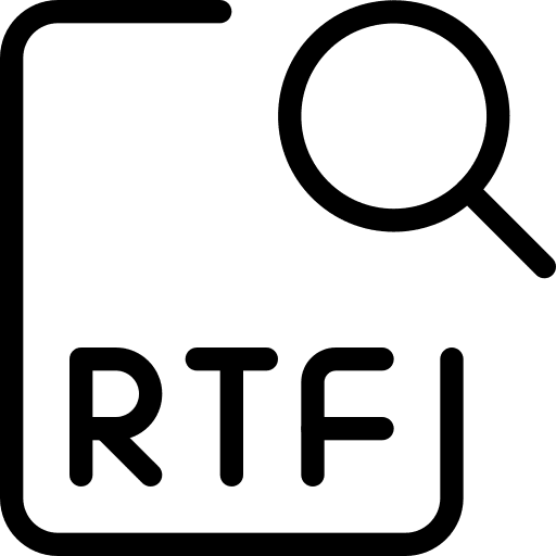 Find format professions and jobs file format icon