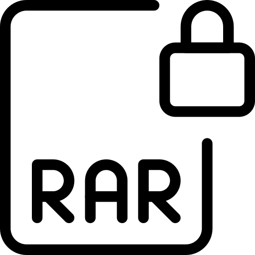 Locked professions and jobs interface roshal archive compressed icon