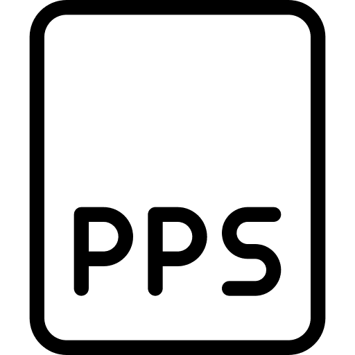 Pps file document pps icon