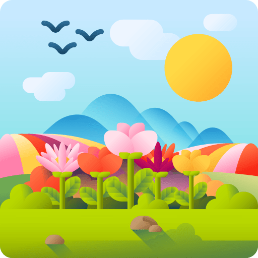 Flowers nature flower garden icon