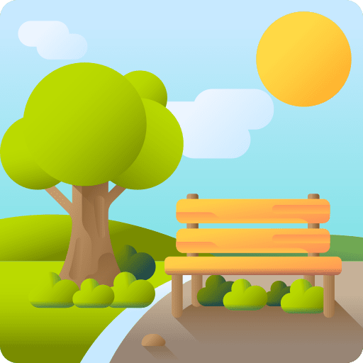 Park trees leisure architecture and city icon