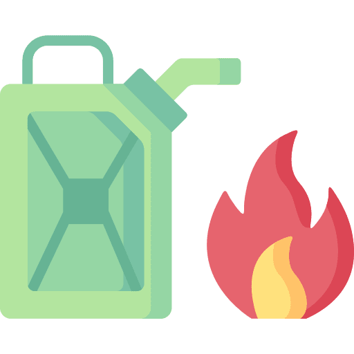 Flammable liquid industry miscellaneous icon
