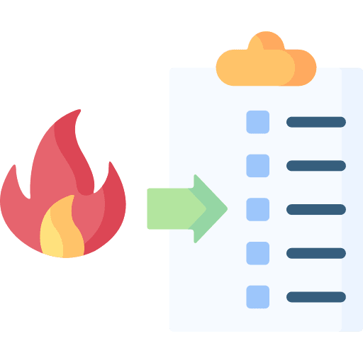 Report fireman report clipboard icon