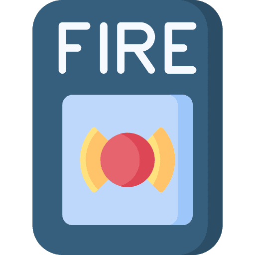 Fire alarm fire alarm security fire icon