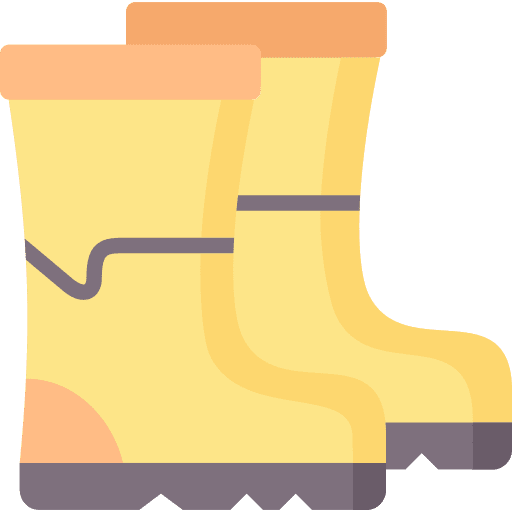 Boots equipment gardening boots icon