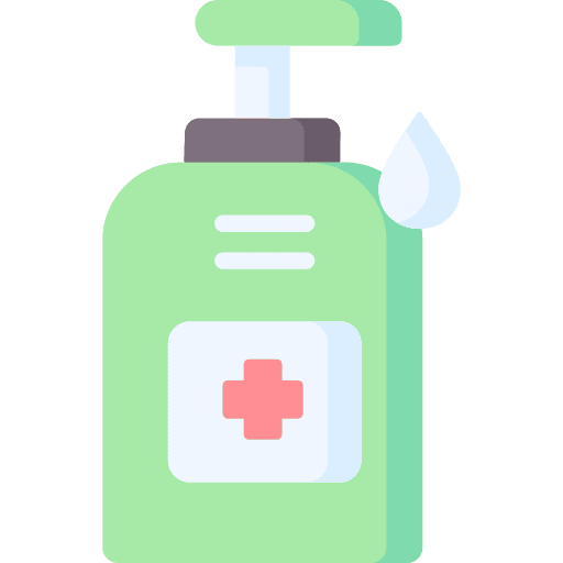Hand soap hand sanitizer washing hand healthcare and medical icon
