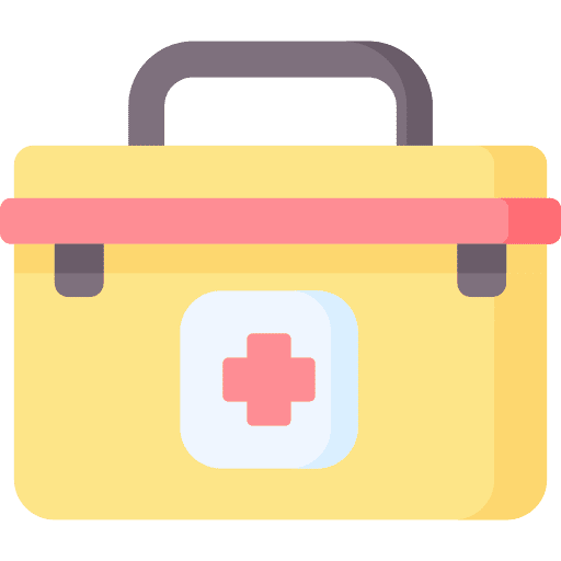 First aid kit entertainment hospital doctor icon