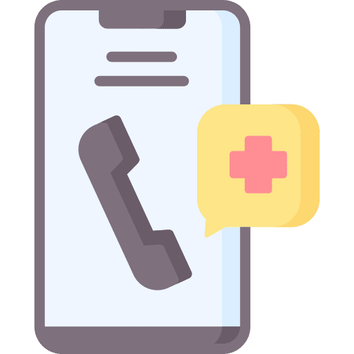 Medical assistance doctor telemedicine app icon