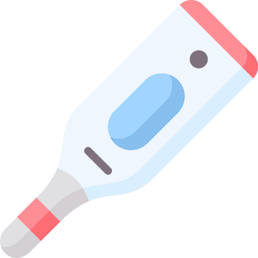 Thermometer measure equipment fever icon