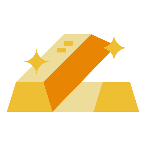 Gold business and finance investment finance icon