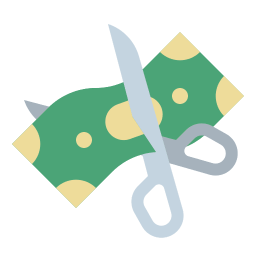 Saving business cash finance icon