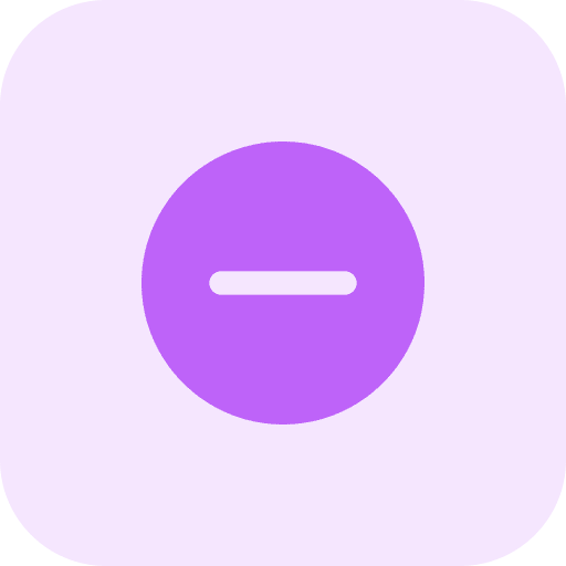 Remove delete sign circle icon