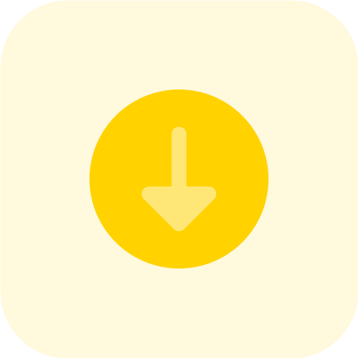 Circle button basic app pointing more icon