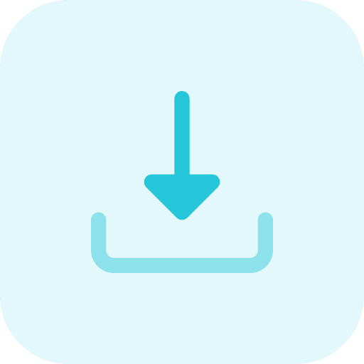Download direction direct download installer icon