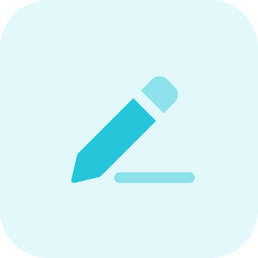 Editing writing pencil draw icon