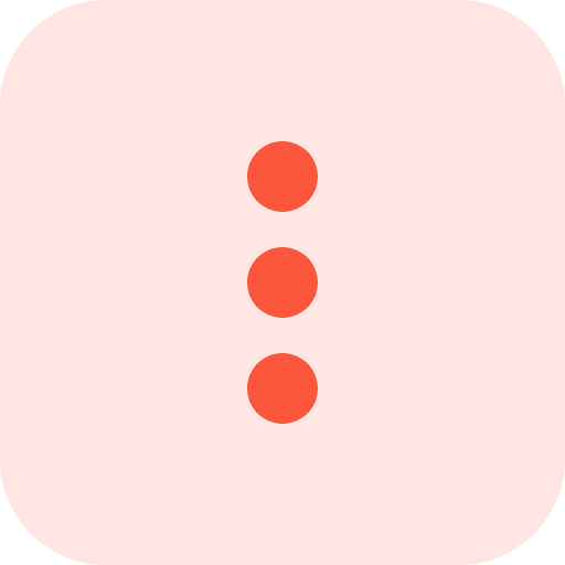 Ellipsis vertical echo dot three dots icon