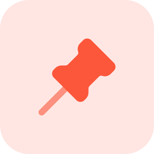 Pin pointer pin ui icon