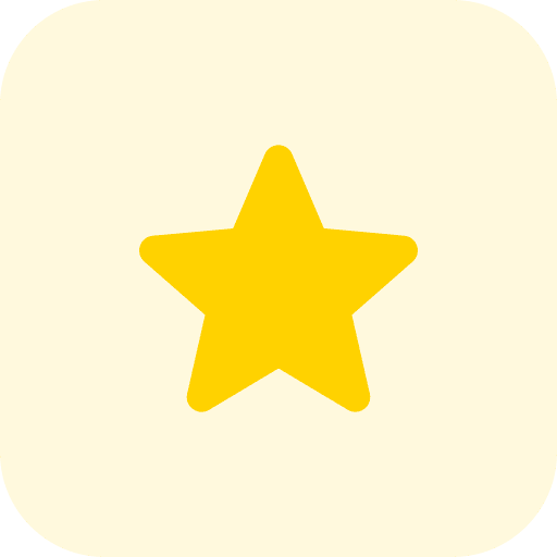 Star interface topics favorite icon