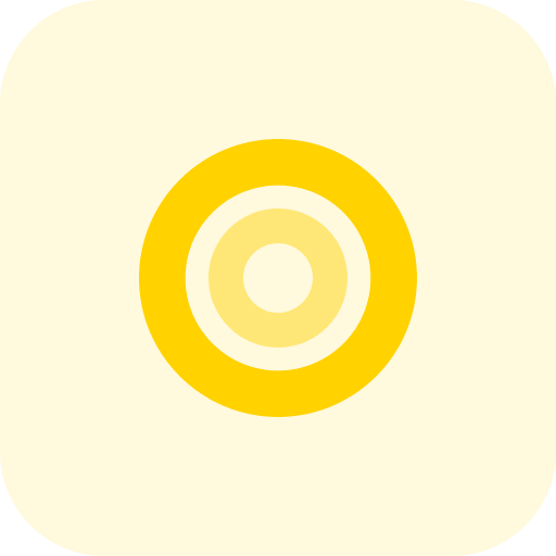 Target bullseye focus target icon