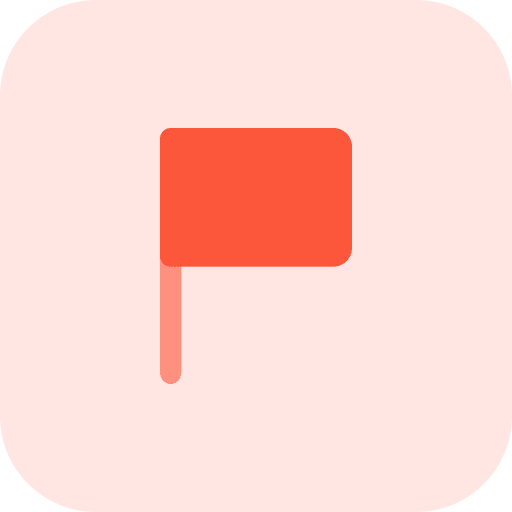 Flag symbol maps and flags interface icon