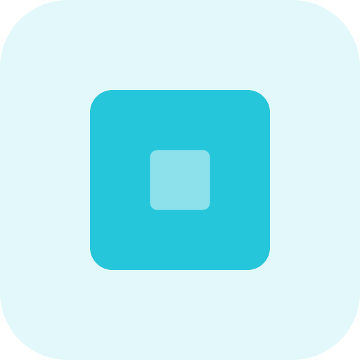 Stop music player ui stop icon