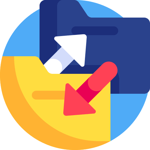 Data copy data copy data transfer folder icon