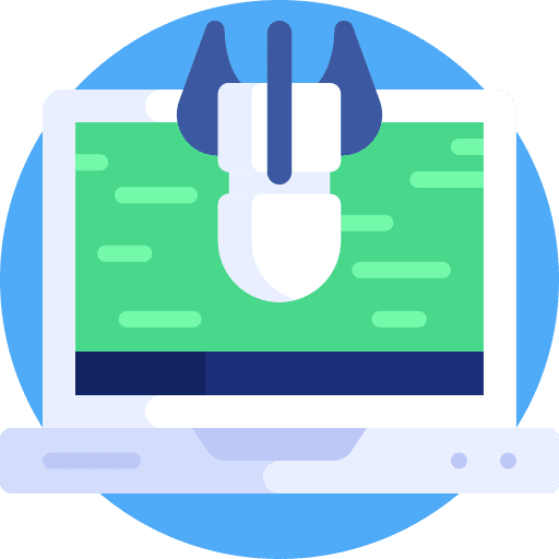 Ddos attack service security icon