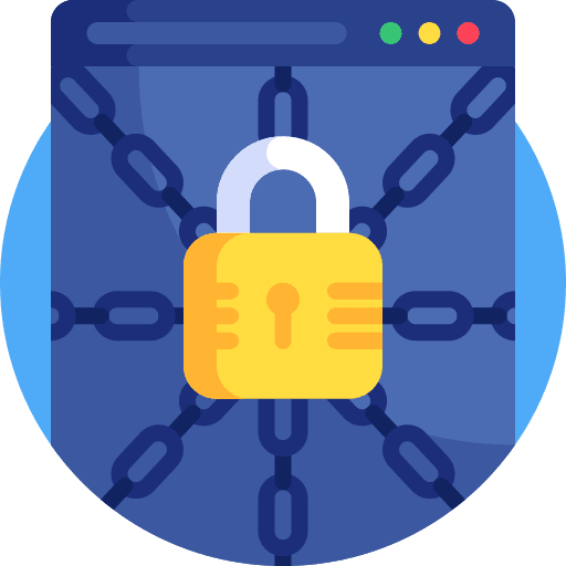 Ransomware browser virus infection icon