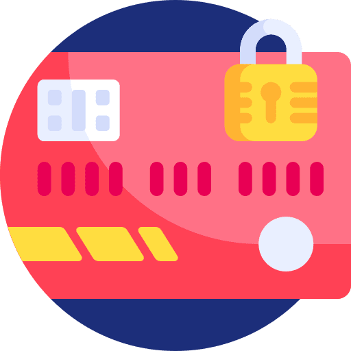 Credit card commerce credit card security icon