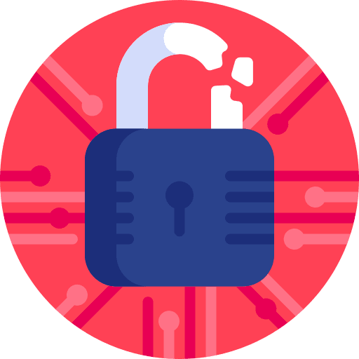 Unlocked broken interface keylocks icon