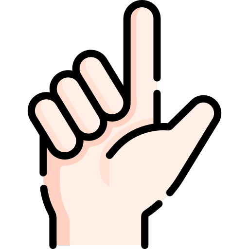 Counting count hand hands and gestures icon