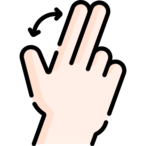 Rotate hand hands and gestures sign language icon