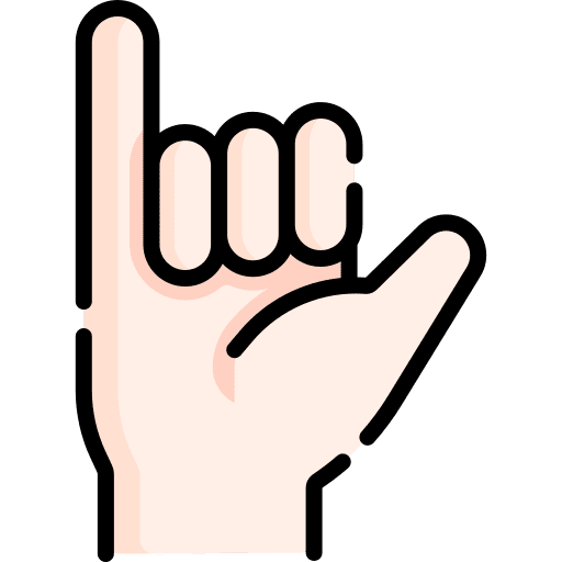 Shaka gestures hands and gestures hand icon