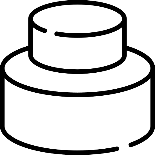 Cylinder 3d shapes and symbols cylinder icon