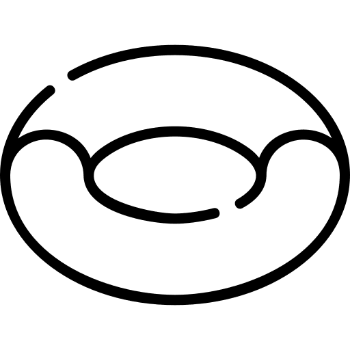 Circle shapes 3d geometry icon