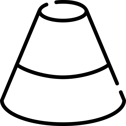 Cone geometry shapes and symbols cone icon