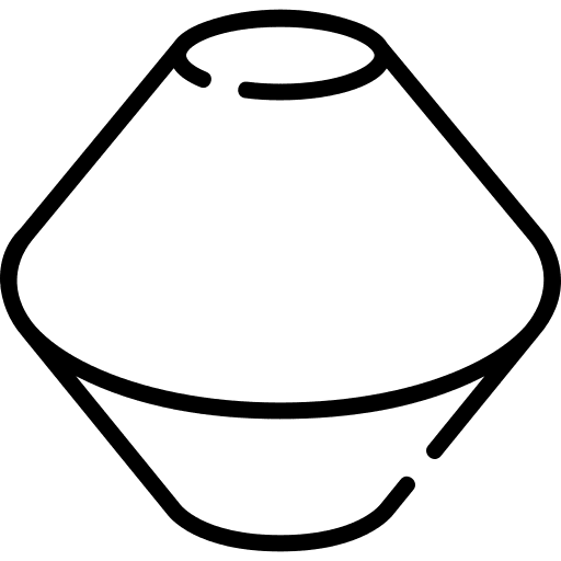Cone shapes and symbols cone geometry icon