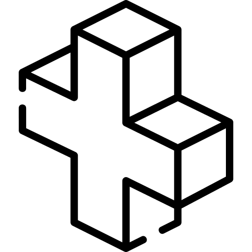Cross shapes and symbols shapes maths icon