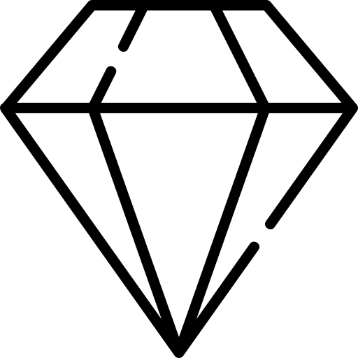 Diamond geometry diamond precious stone icon